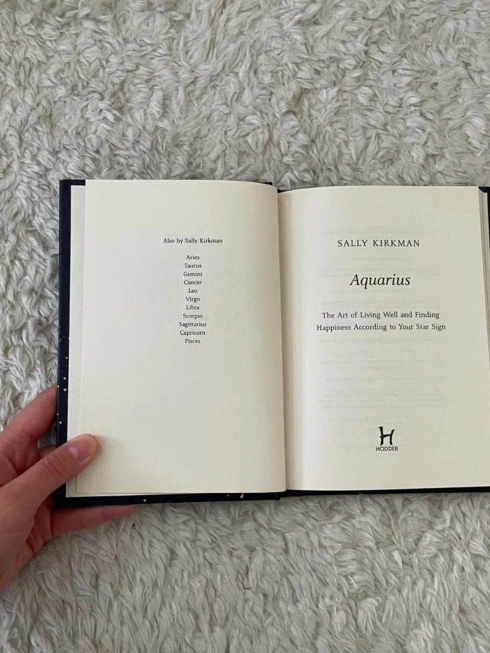 Aquarius book by Sally Kirkman